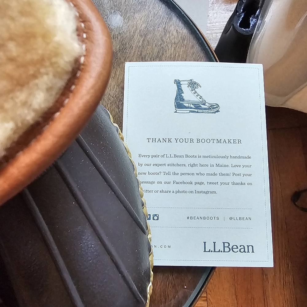 L.L. BEAN Original Shearling Duck Boots - Picture 5 of 7